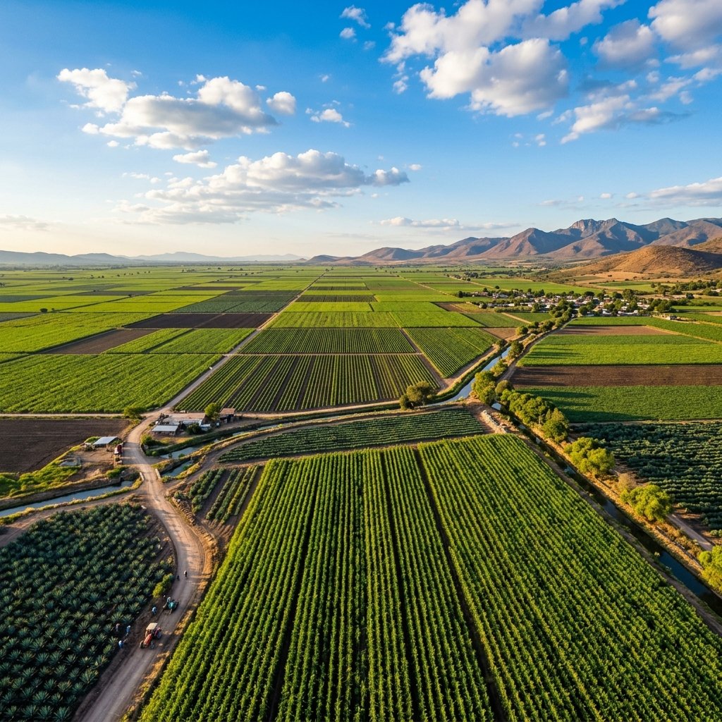 Campos agrícolas saludables en México